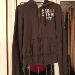 Hollister zip up hoodie